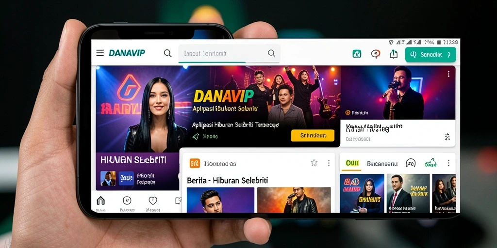Tampilan antarmuka DANAVIP yang modern dan user-friendly.