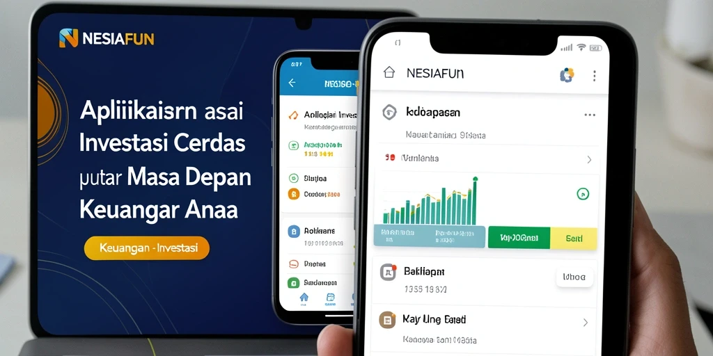 Tampilan antarmuka NESIAFUN yang intuitif dan informatif untuk investasi.