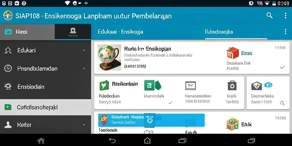 Tampilan antarmuka SIAP108 yang informatif dan menarik.