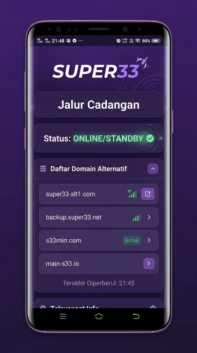 Link Alternatif Super33 untuk Pengguna Android